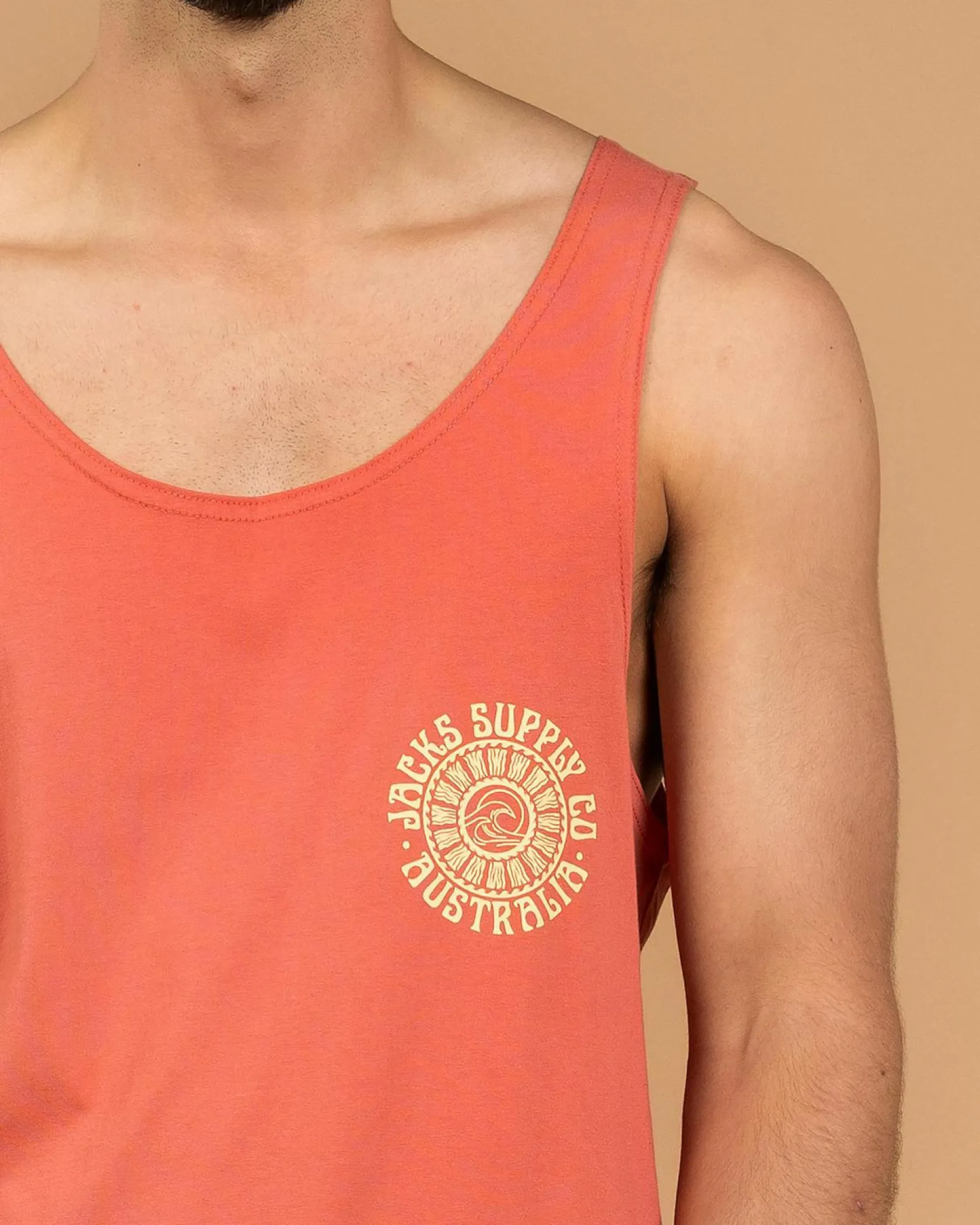 Jacks Tundra Singlet Coral New