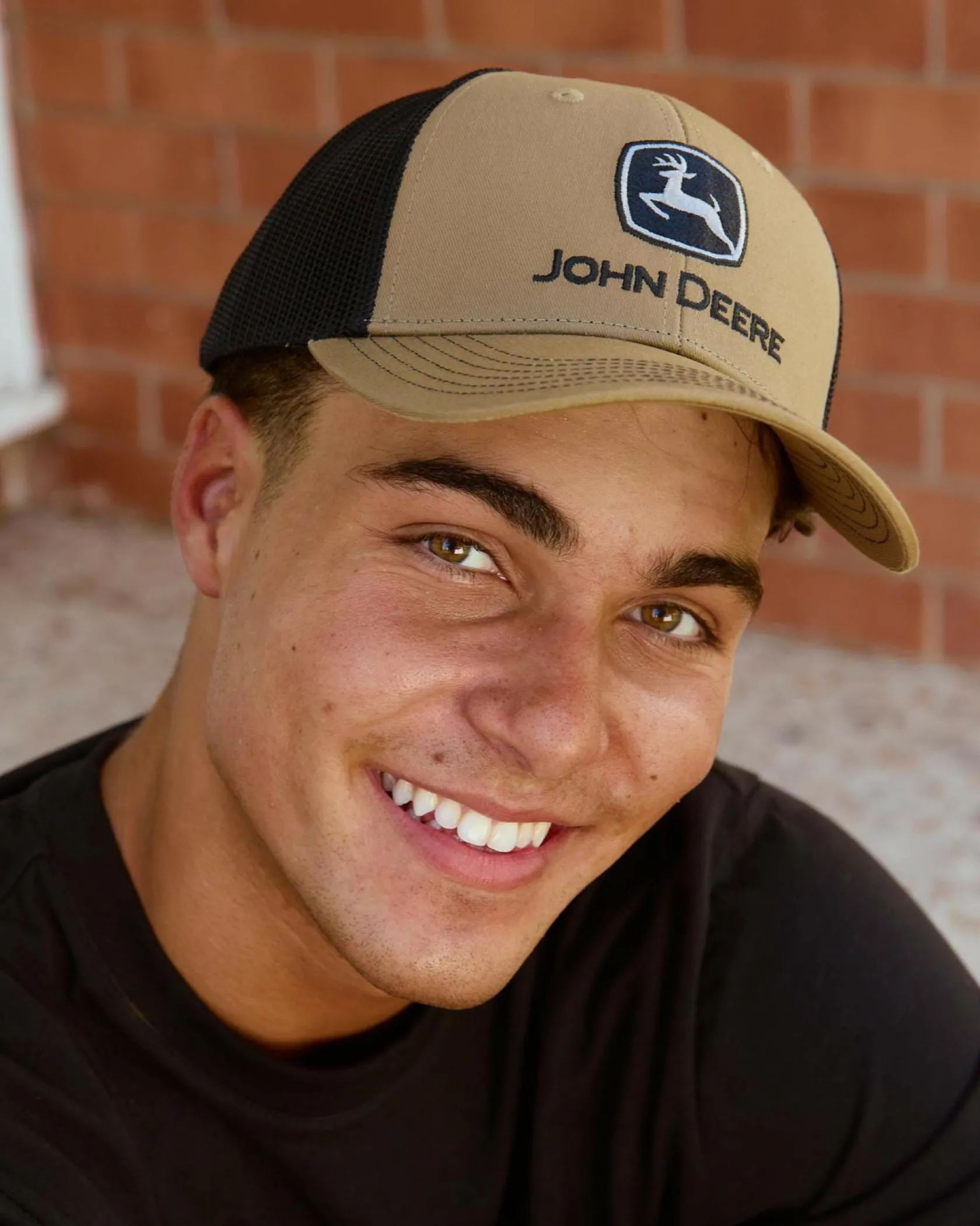 John Deere Twill/Trucker Mesh Cap Olive Discount