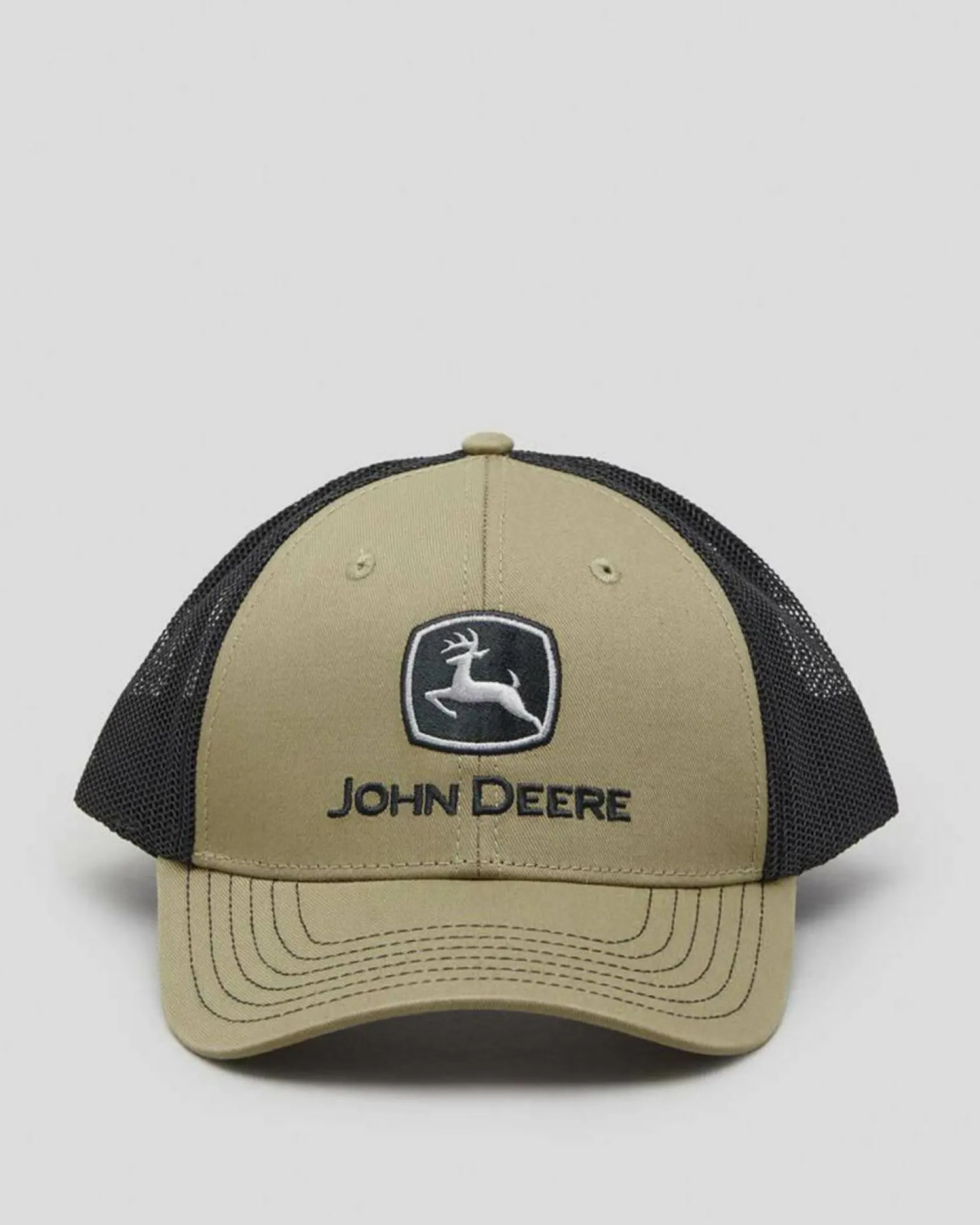 John Deere Twill/Trucker Mesh Cap Olive Discount