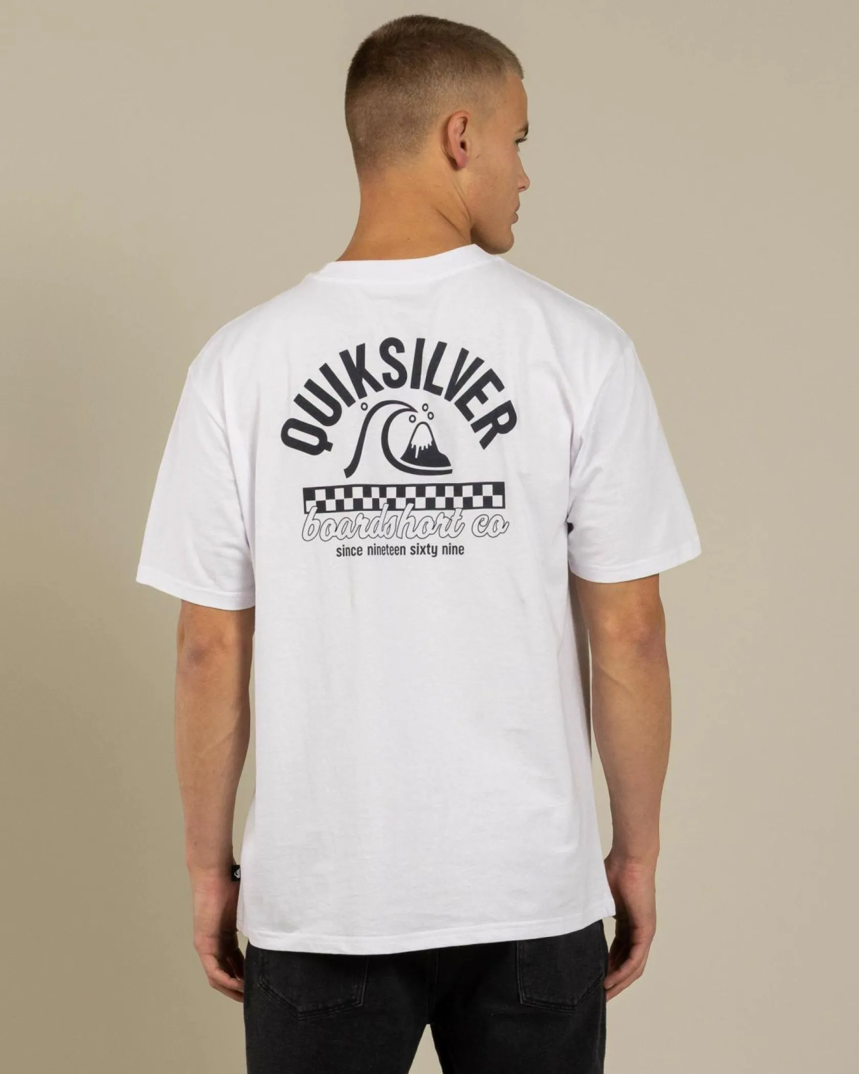 Quiksilver Under The Lip T-Shirt White Hot