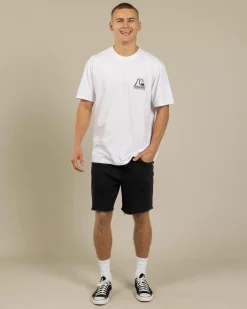 Quiksilver Under The Lip T-Shirt White Hot
