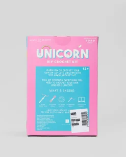Get It Now Unicorn DIY Crochet Kit Pink Discount