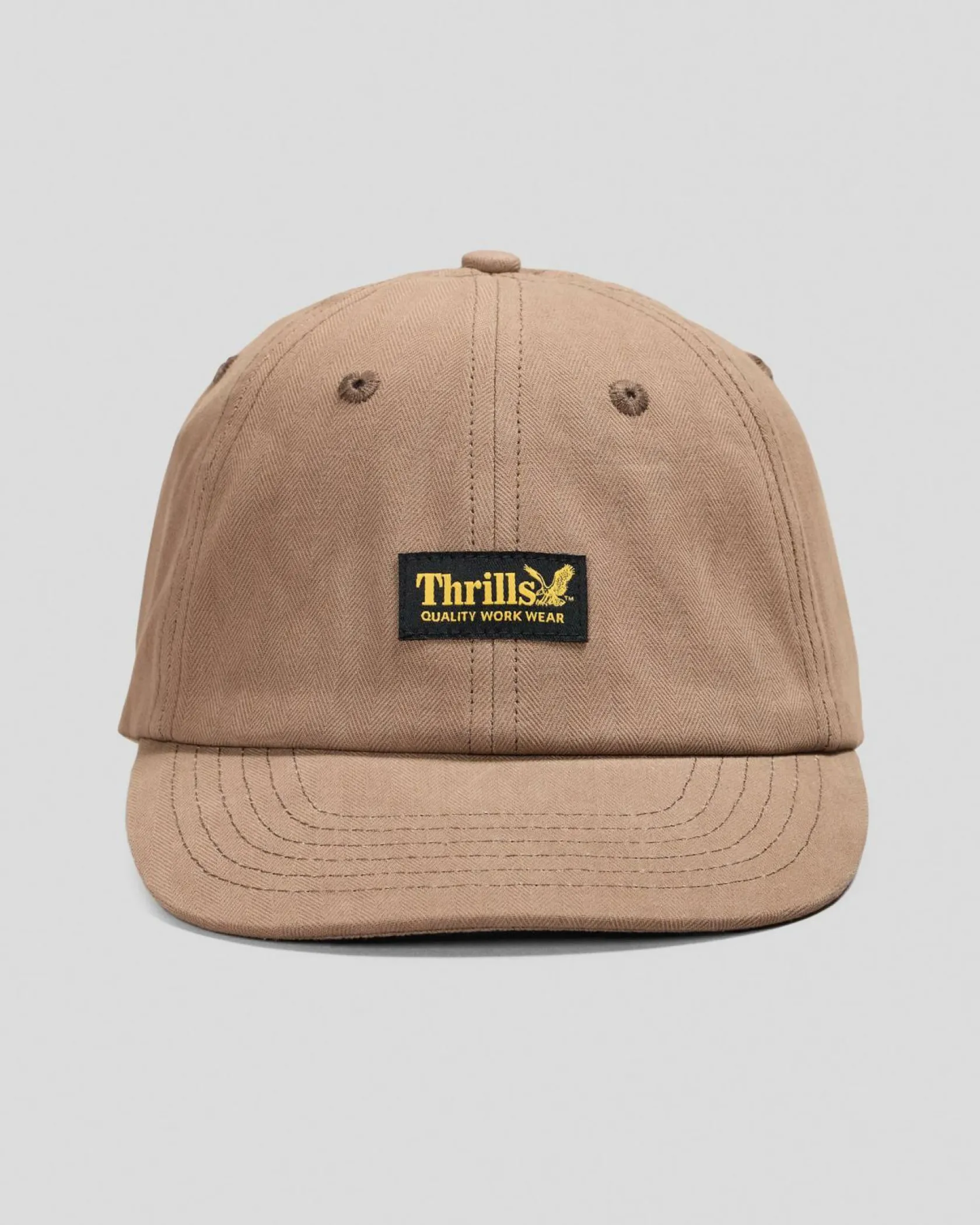 Thrills Union 6 Panel Cap Falcon Herringbone Discount