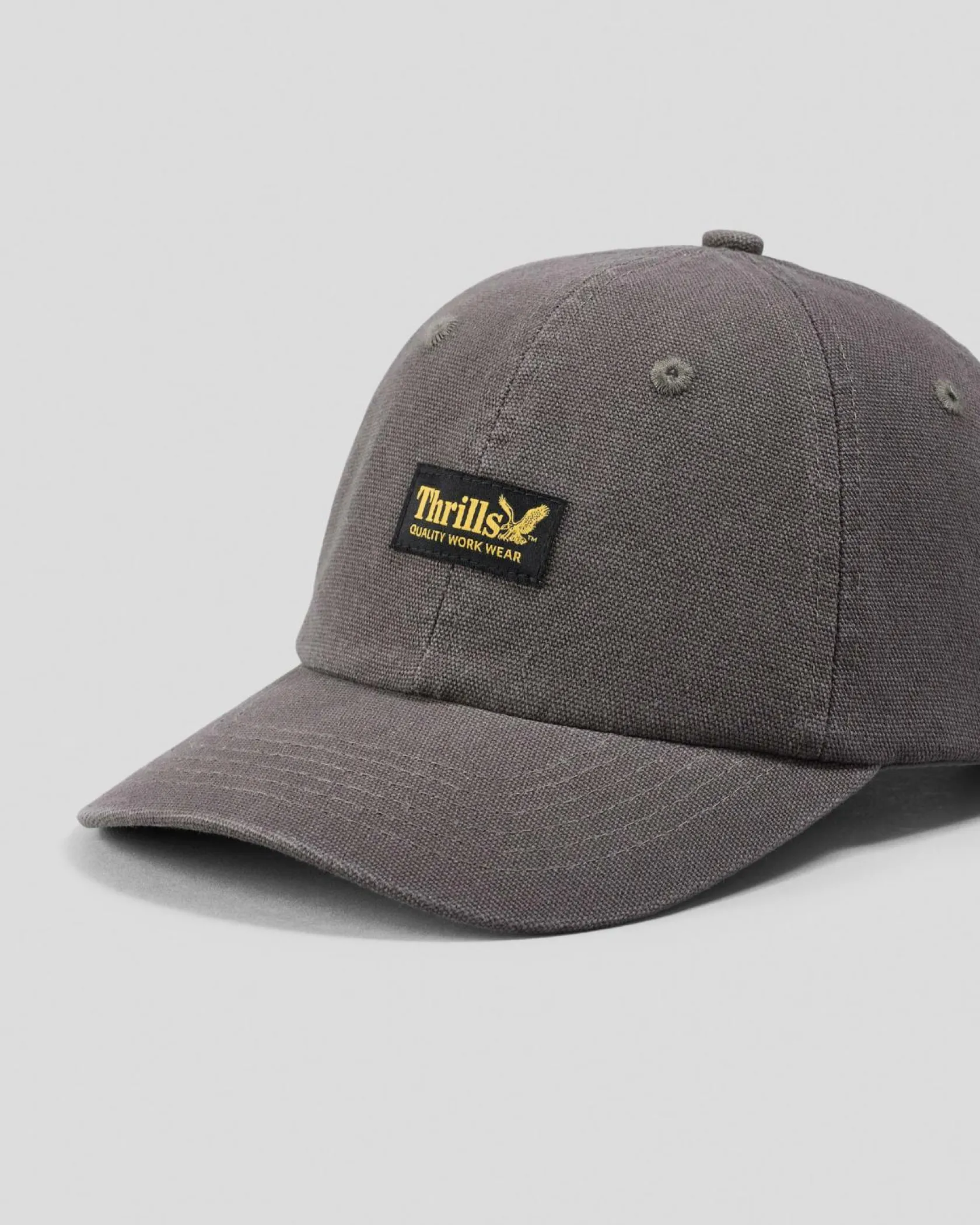 Thrills Union 6 Panel Cap Charcoal Rose Sale