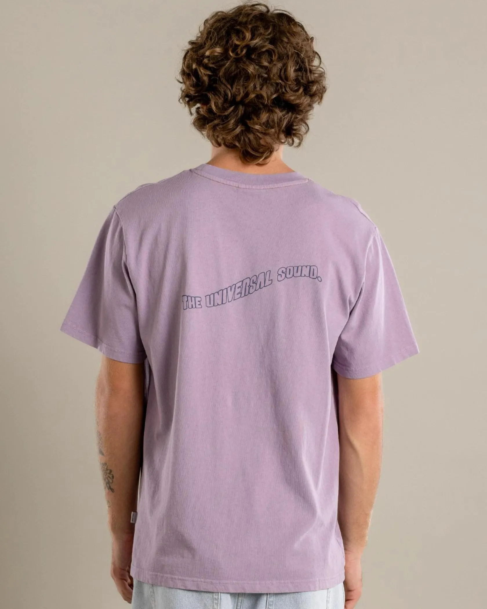 Rhythm Universal Sound T-Shirt Plum Discount
