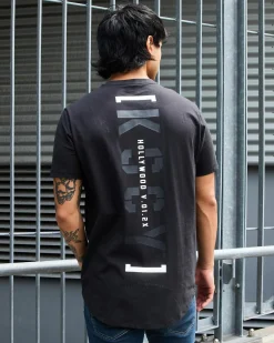 Kiss Chacey Unleashed Dual Curved T-Shirt Jet Black Discount
