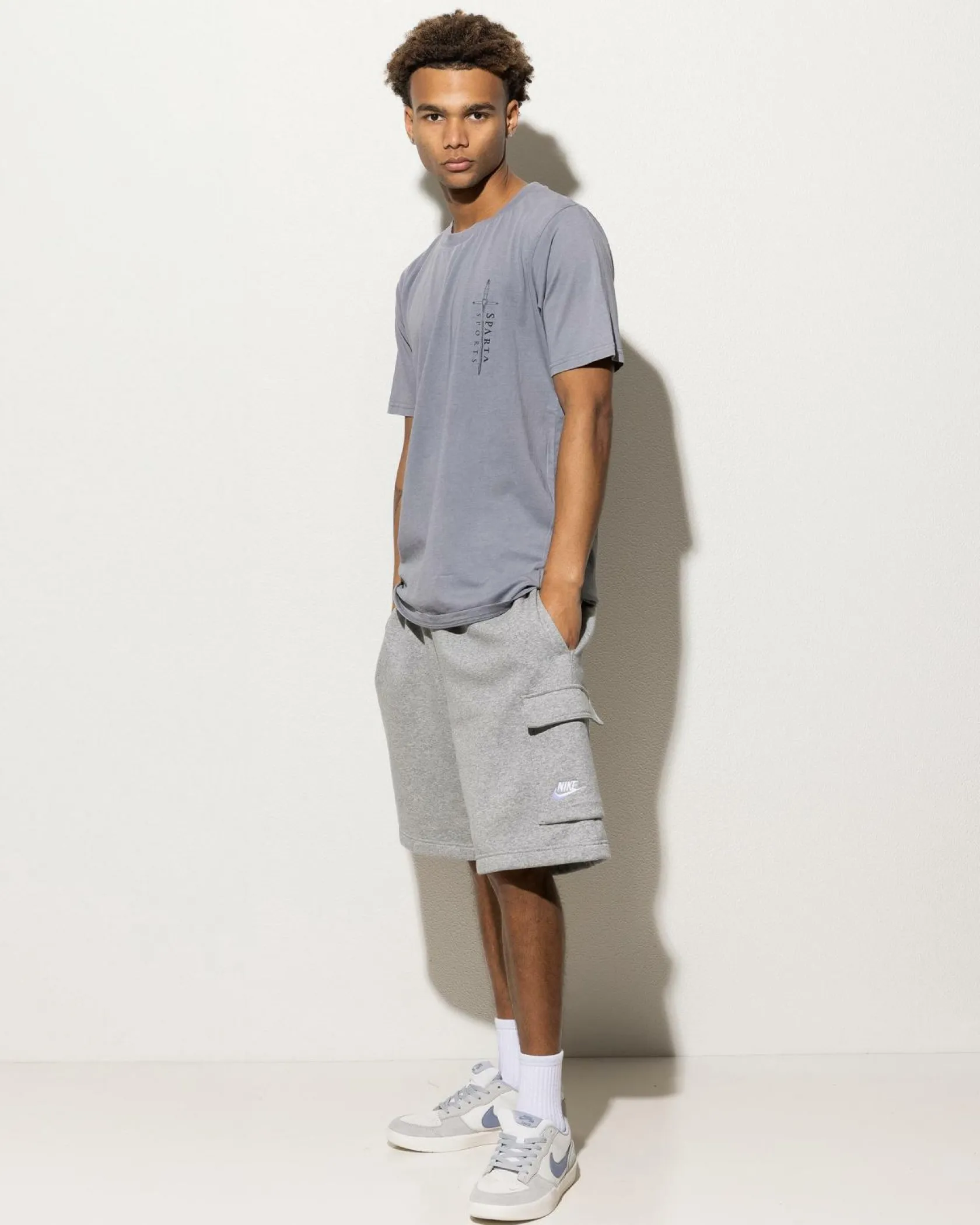 Sparta Unveil T-Shirt Lt Grey Acid Outlet