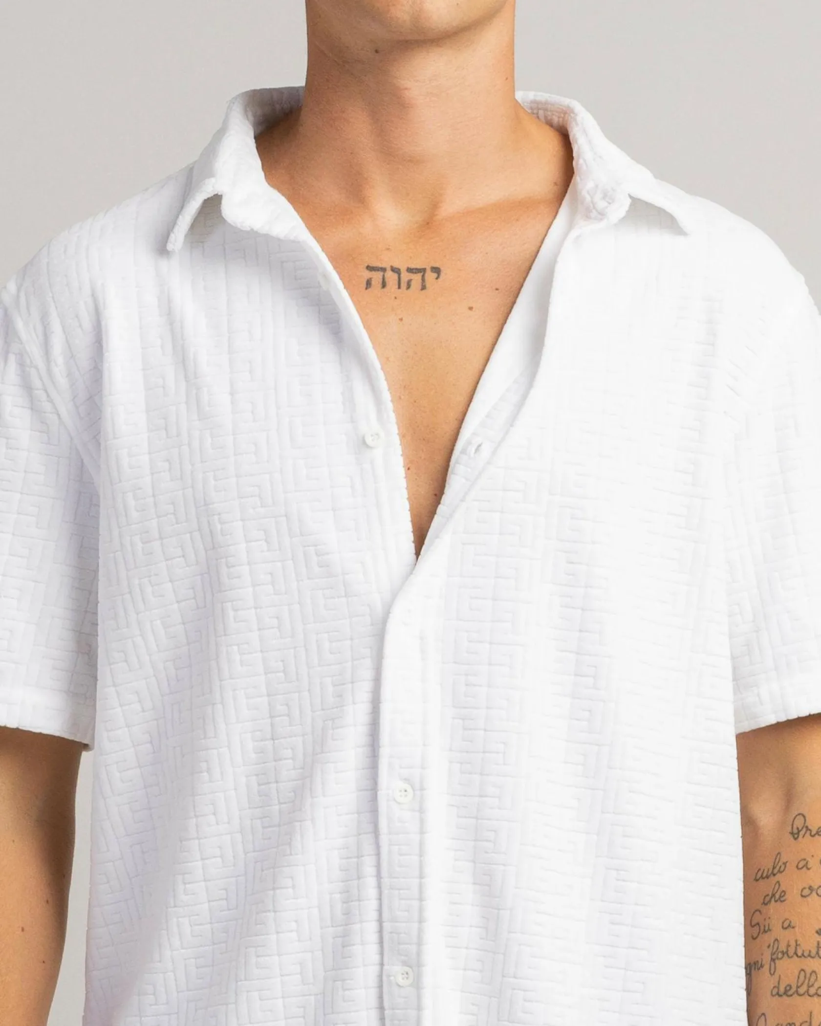 Skylark Unwind Short Sleeve Shirt White