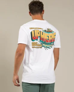 Great Northern Up Here T-Shirt White Clearance