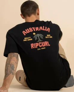 Rip Curl Utopia Desto T-Shirt Black Outlet