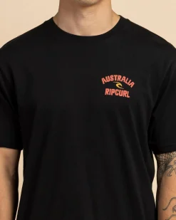 Rip Curl Utopia Desto T-Shirt Black Outlet