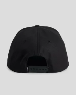 RVCA VA Infield Snapback Cap Black Outlet