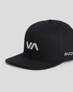 RVCA VA Infield Snapback Cap Black Outlet