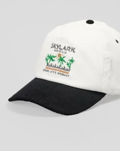Skylark Vacation Dad Cap Off White/charcoal New
