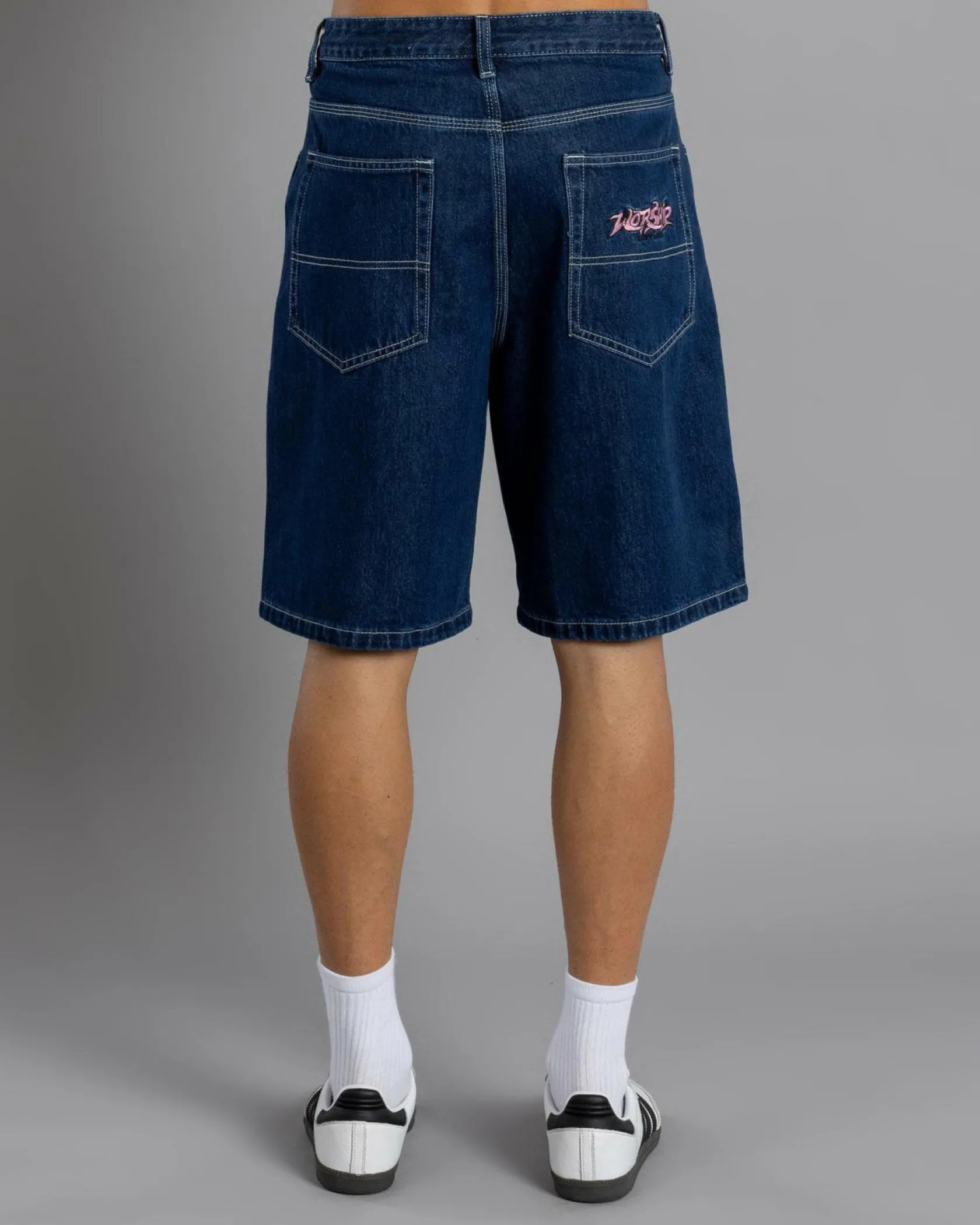 Worship Supplies Vanity Big Dawg Jean Shorts Bpm Blue Best