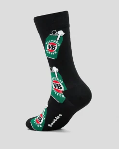 FOOT-IES VB Cans Socks Black Discount