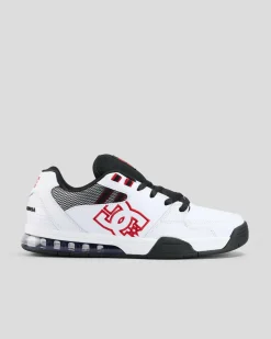 DC Shoes Versatile Shoes White/black/red Clearance