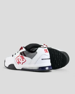 DC Shoes Versatile Shoes White/black/red Clearance