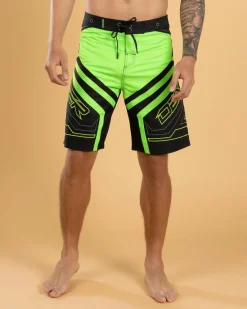 Dexter Vertex Board Shorts Black/green Best