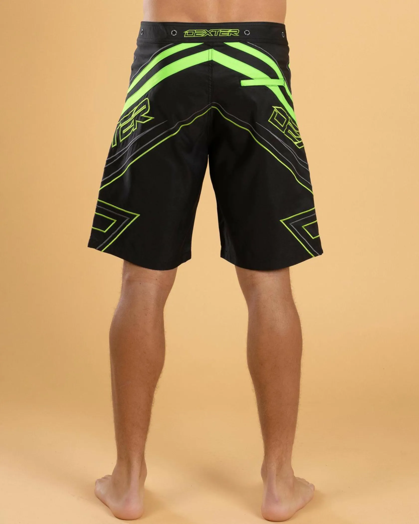 Dexter Vertex Board Shorts Black/green Best