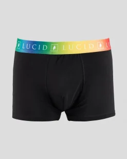 Lucid Vibrant Fitted Boxer Shorts Black Sale