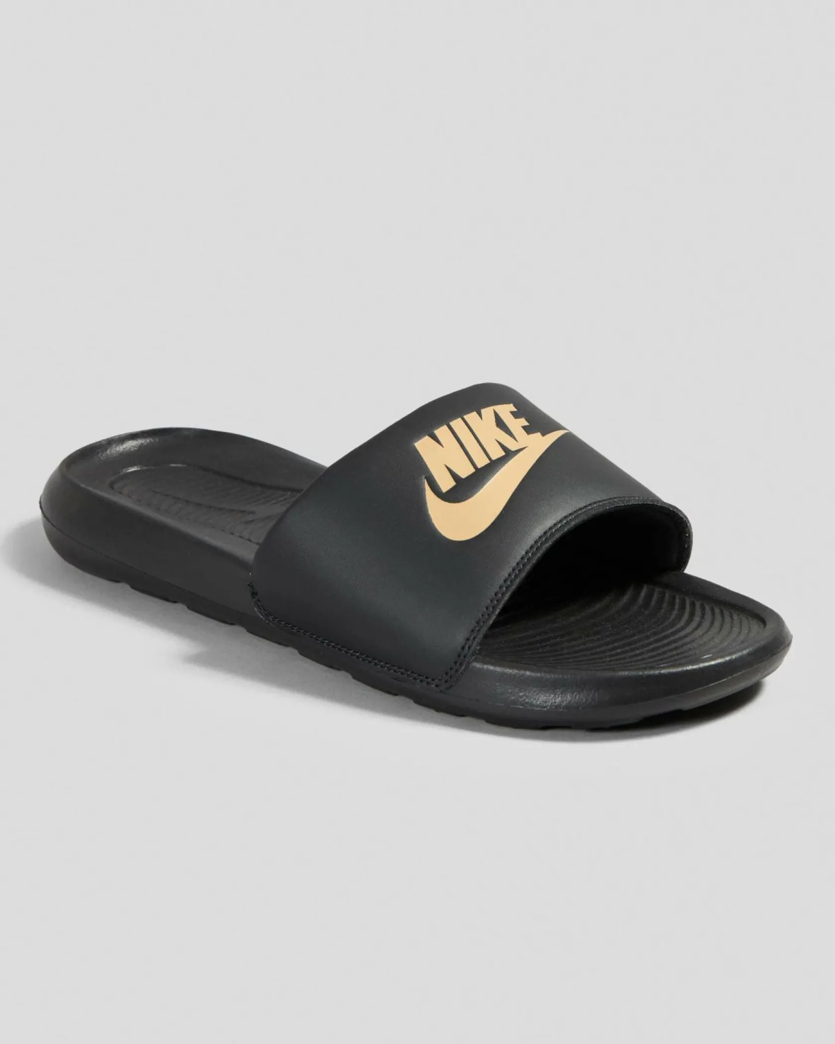 Nike Victori One Slides Black/metallic Gold-black Outlet