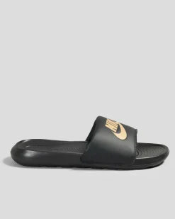 Nike Victori One Slides Black/metallic Gold-black Outlet