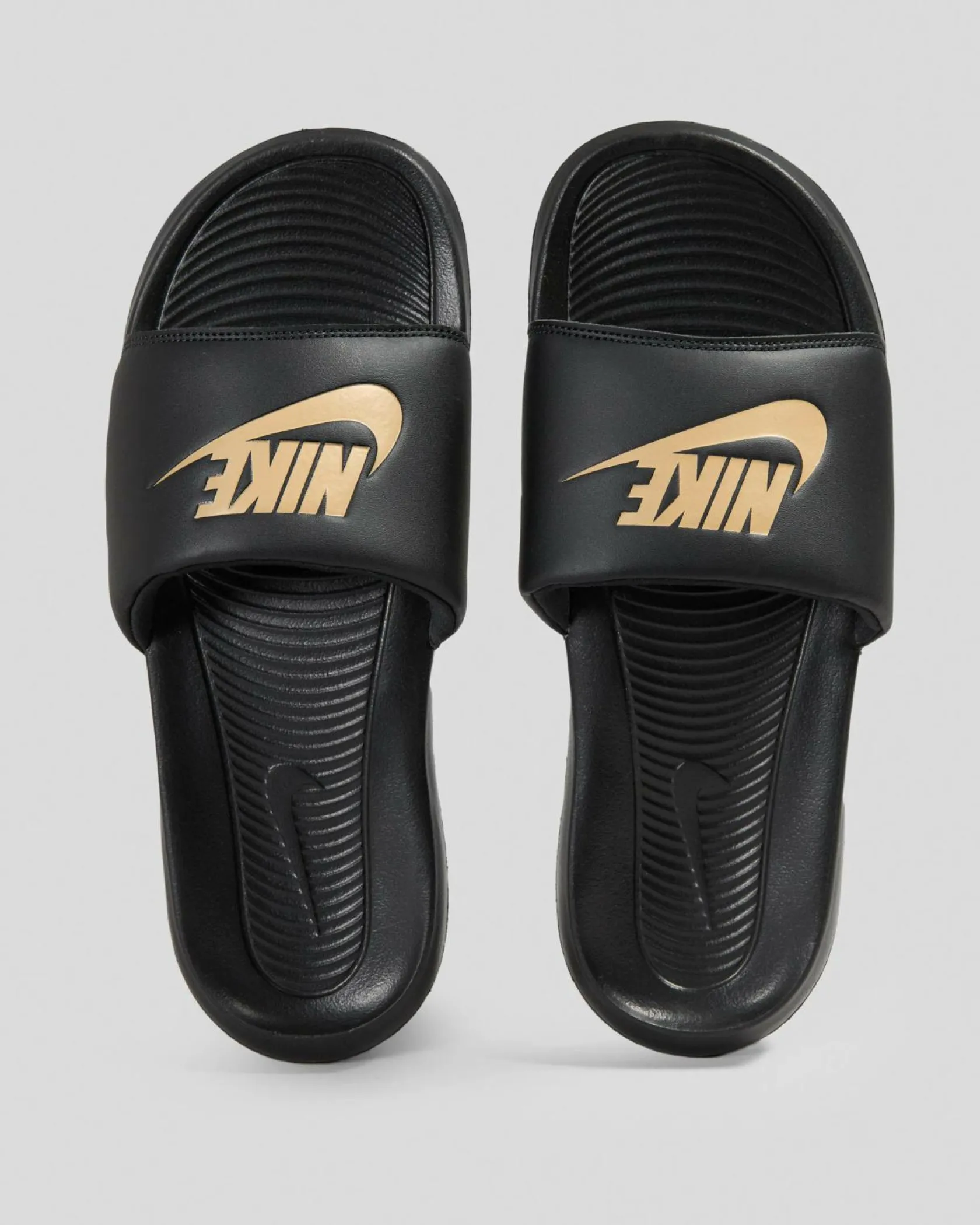 Nike Victori One Slides Black/metallic Gold-black Outlet
