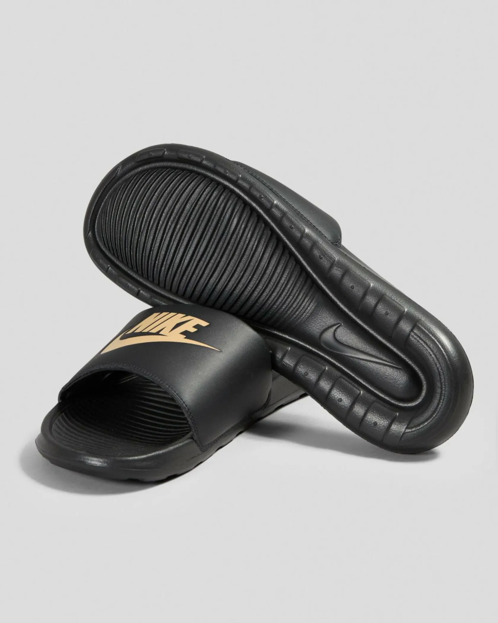 Nike Victori One Slides Black/metallic Gold-black Outlet