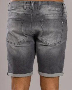 Lucid Vienna Denim Walk Shorts Grey Outlet
