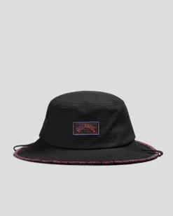Billabong Vintage Arch Boonie Hat Black Sale