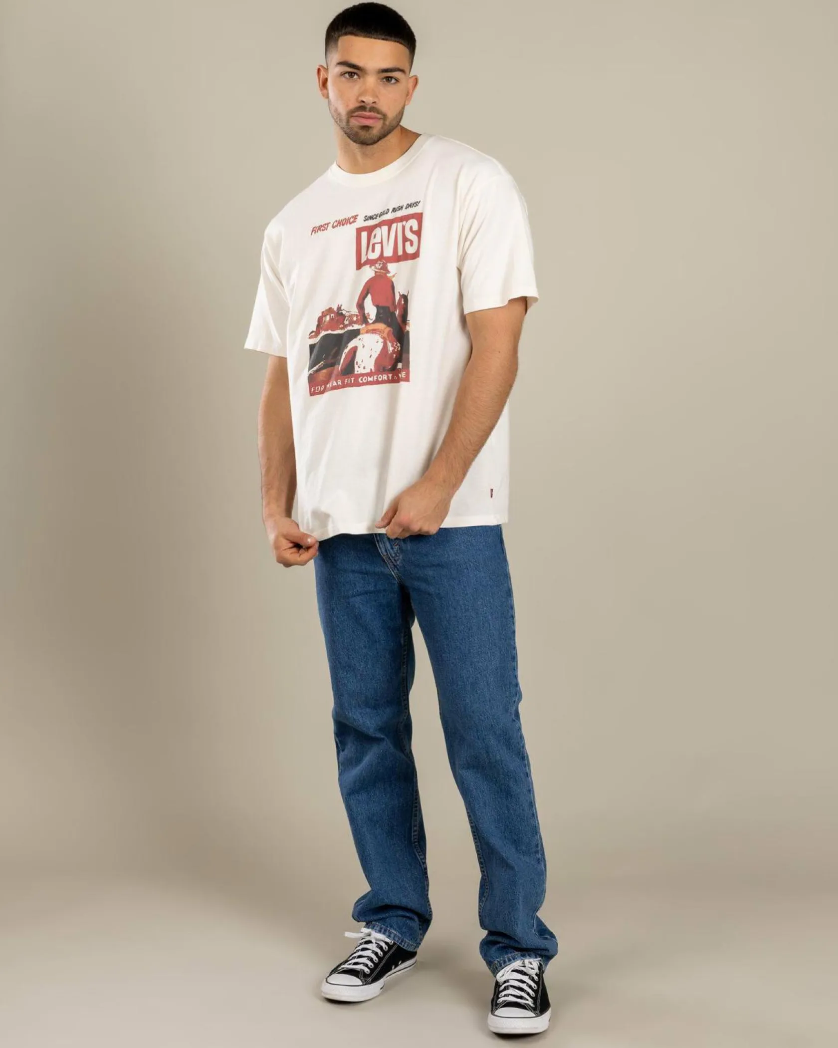 Levi's Vintage Graphic T-Shirt First Choice 1 Egret Best