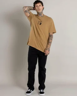 RVCA Viper VA T-Shirt Camel Discount