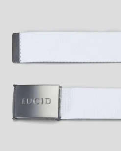 Lucid Viper Web Belt White/silver Discount