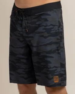 Jacks Visionary Board Shorts Dark Camo Hot