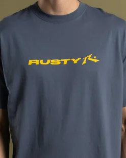 Rusty Vital T-Shirt China Blue