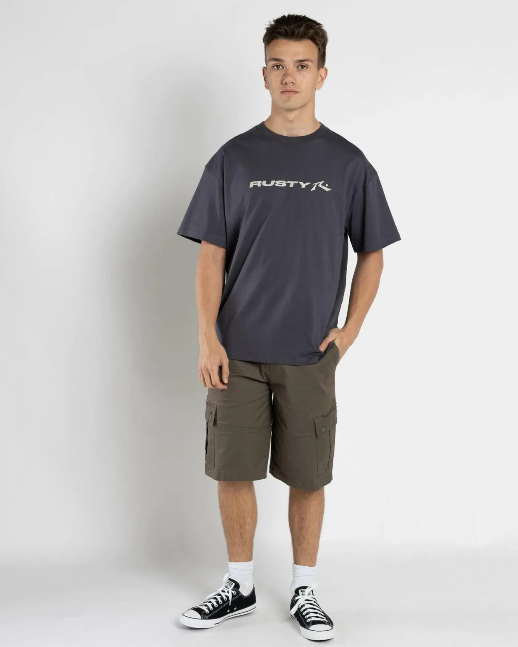Rusty Vital T-Shirt Coal Online