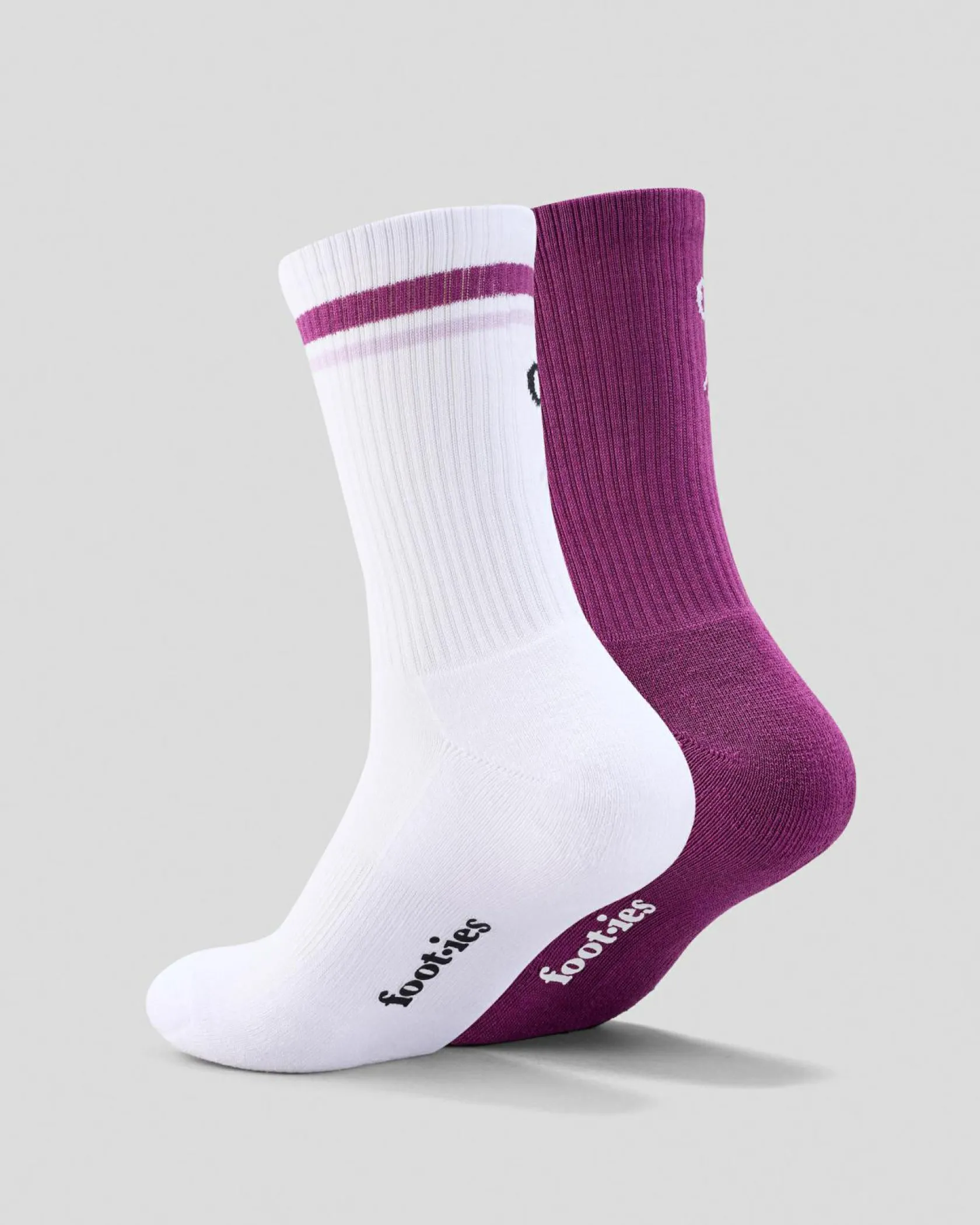 FOOT-IES Vodka Cruiser Bold Berry Sneaker Sock 2 Pack White/berry Sale