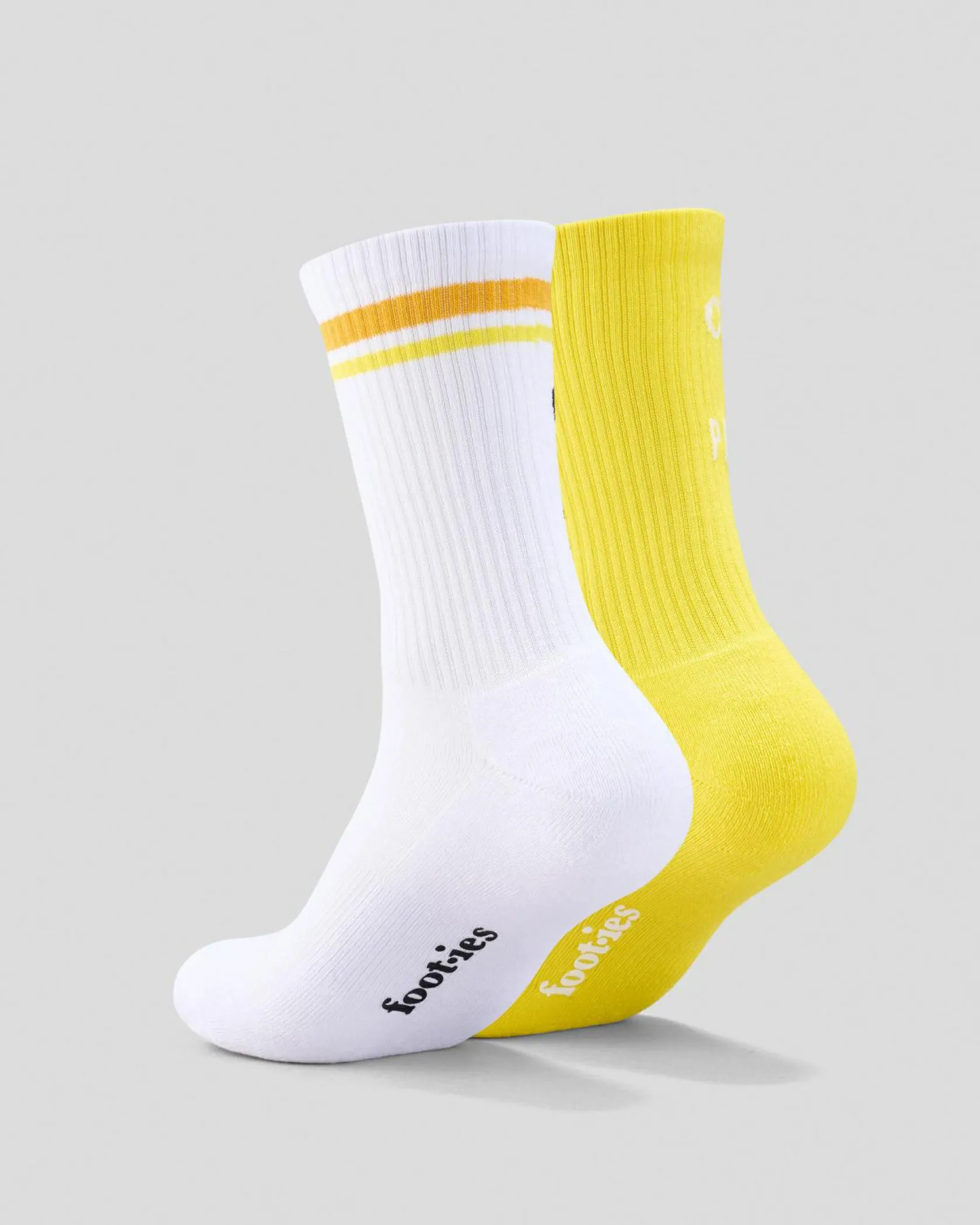 FOOT-IES Vodka Cruiser Pure Pineapple Sneaker Sock 2 Pack White/yellow Sale