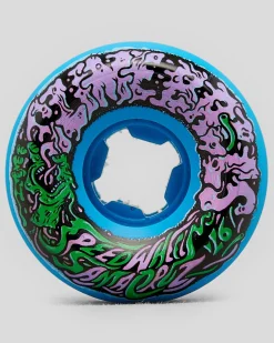 Slimeball Vomit Mini II 53mm Skateboard Wheels Blue Hot