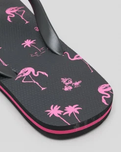 Lucid Voyage Thongs Black/pink Outlet