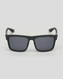 Liive Vudu Polarised Sunglasses Matt Black Discount