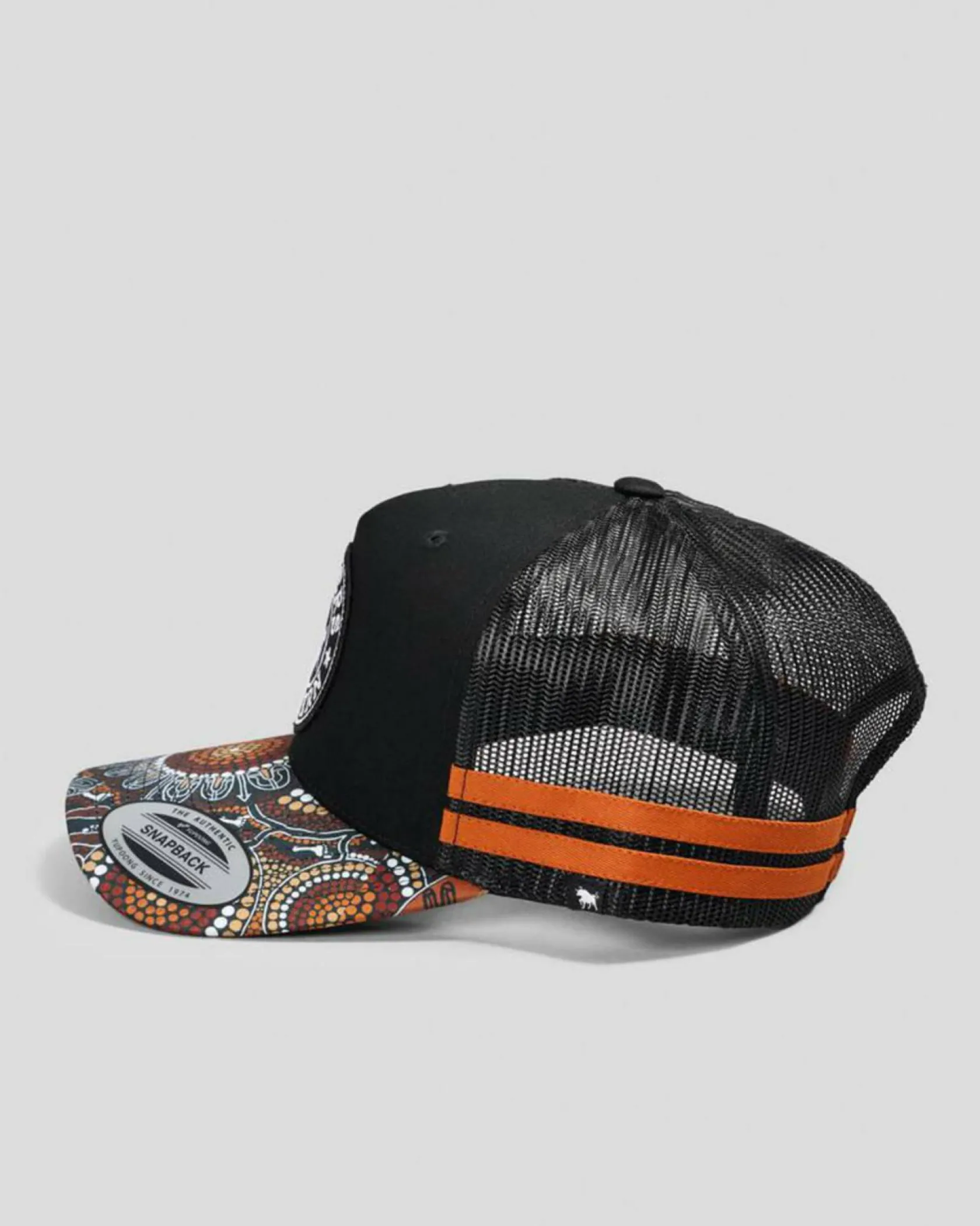 Ringers Western Walkabout Warrior Trucker Cap Black Clearance