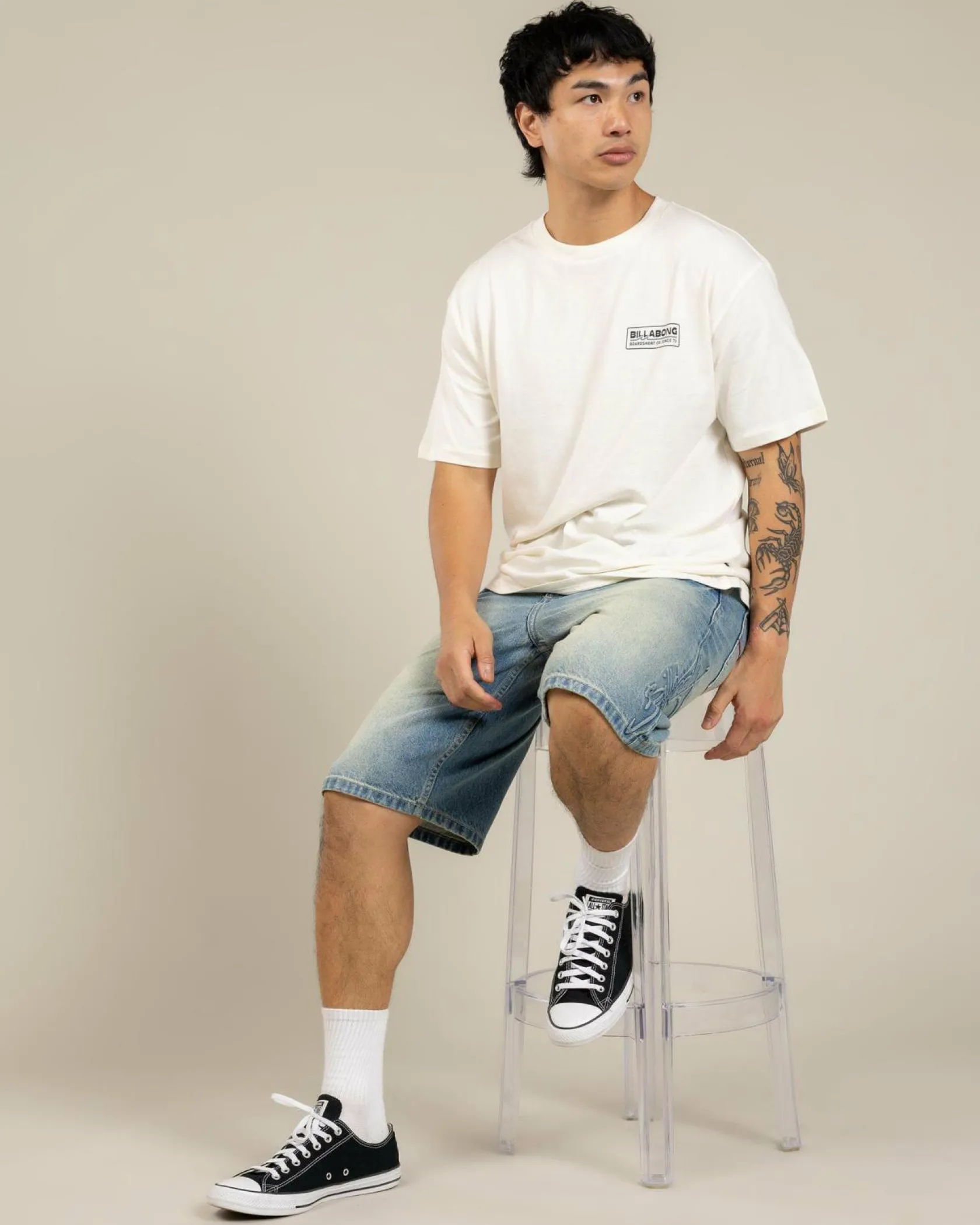 Billabong Walled Regular T-Shirt Off White Online