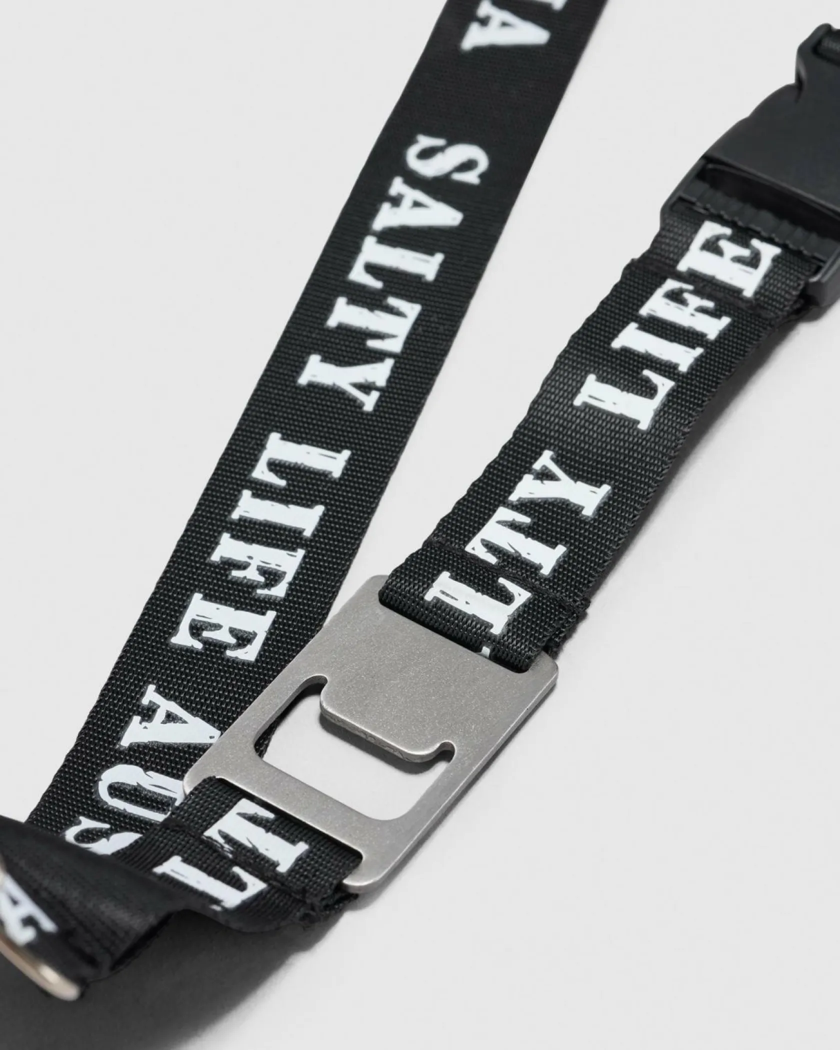 Salty Life Warhead Lanyard Stubby Cooler Black Clearance