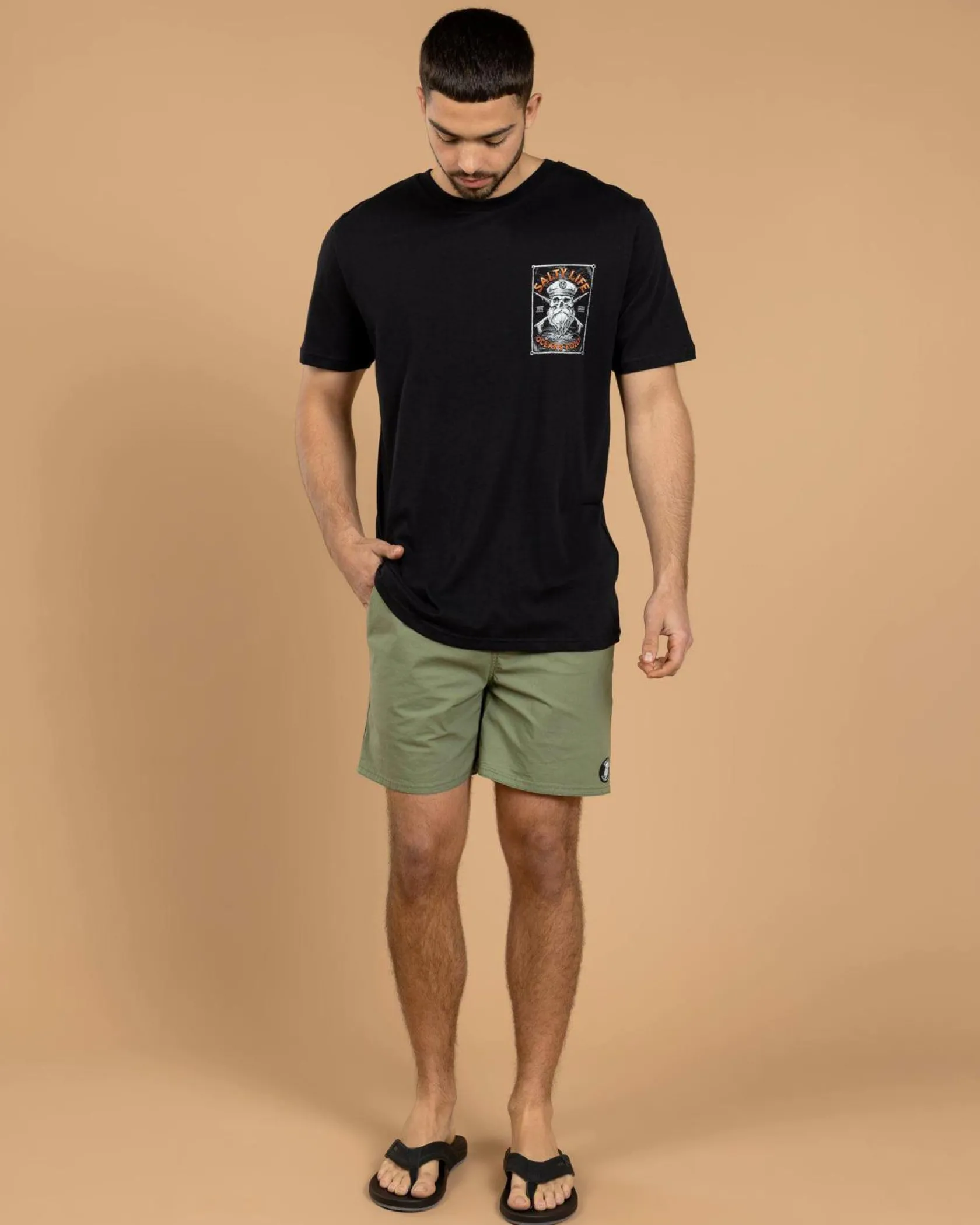 Salty Life Warhead T-Shirt Black Sale