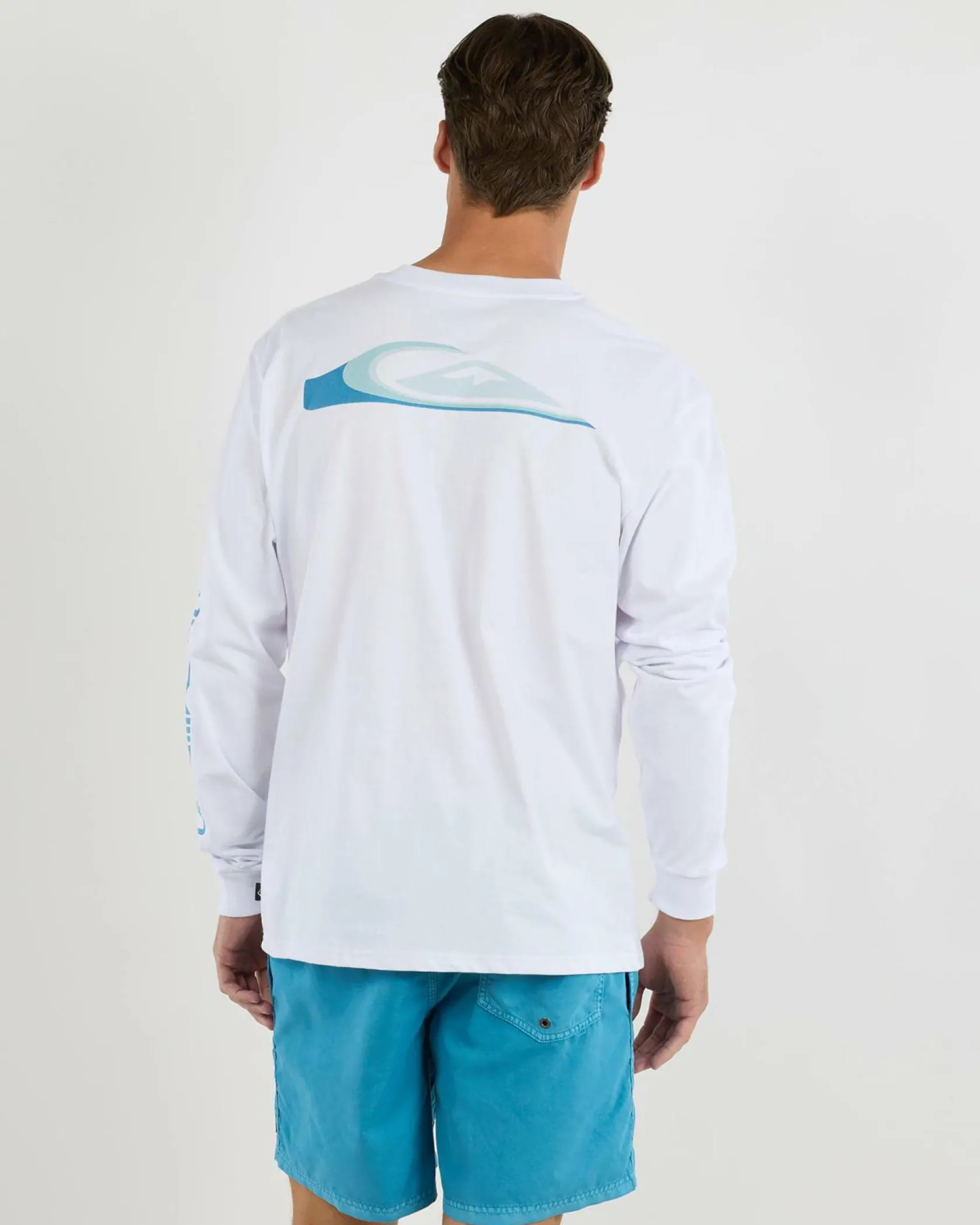 Quiksilver Warp Drive Long Sleeve T-Shirt White Discount