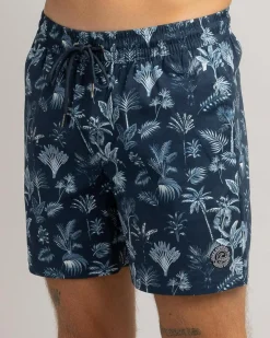 Jacks Wasteland Elastic Waist Shorts Navy Online
