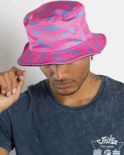 Lucid Wayfinder Bucket Hat Pink/black Outlet