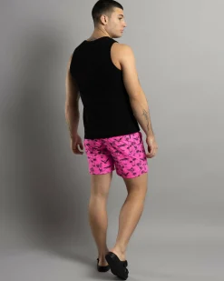 Lucid Wayfinder Elastic Waist Shorts Bright Pink Discount